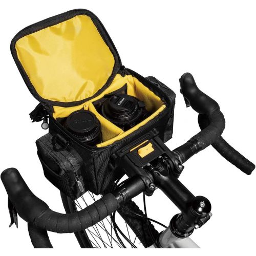  Topeak TourGuide Handlebar Bike Bag with Rain Cover