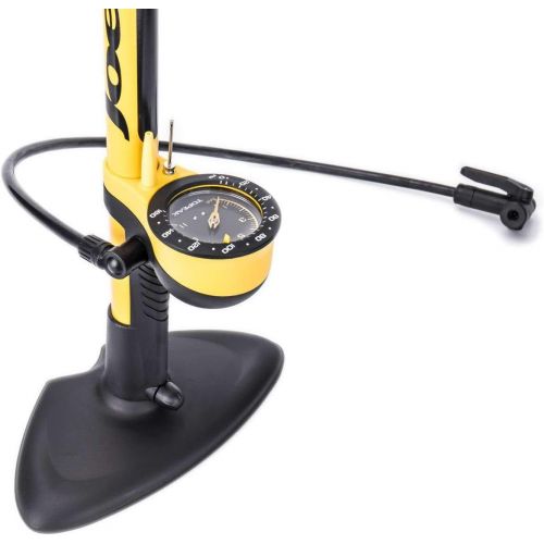  Topeak Joe Blow Sport III High Pressure Floor Pump, Frustration Free Packaging Yellow, 29.1 x 9.8 x 7.3 inches