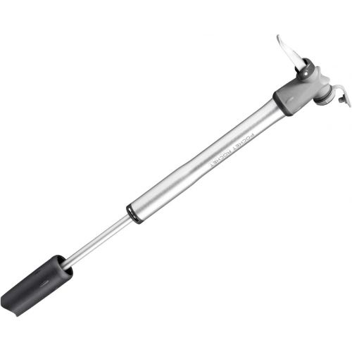  Topeak Pocket Rocket Master Blaster Bike Pump, Silver/Black, L x W x H ?22.2 x 4.2 x 2.5 cm / ?8.7” x 1.7” x 1.0”