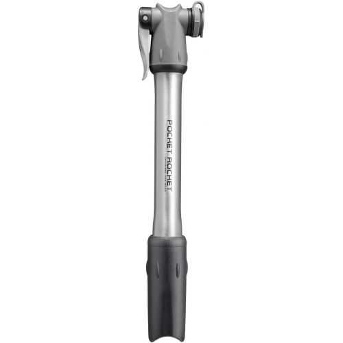  Topeak Pocket Rocket Master Blaster Bike Pump, Silver/Black, L x W x H ?22.2 x 4.2 x 2.5 cm / ?8.7” x 1.7” x 1.0”