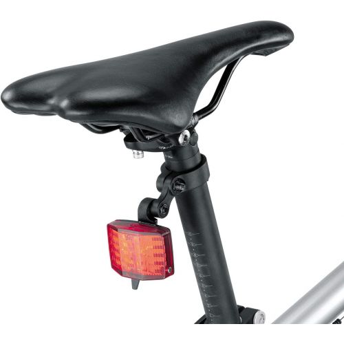  Topeak RedLite Aura Bike Tail Light, red, 5.5 x 4 x 2.2 cm / 2.2” x 1.6” x 0.9” (Light)