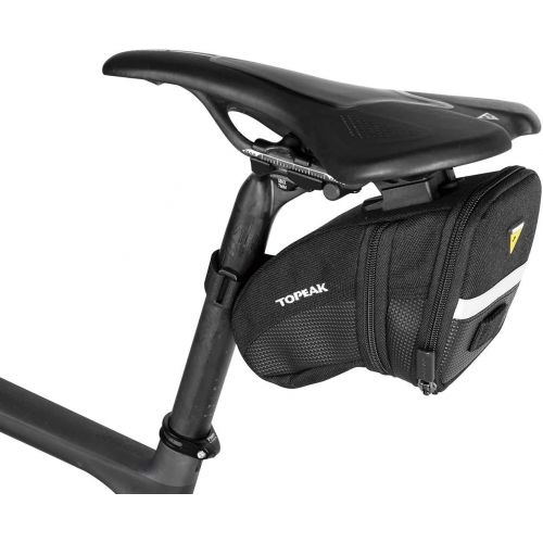  Topeak Aero Wedge Pack, w/ Fixer F25, Medium , Black