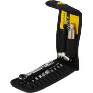 Topeak Ratchet Rocket Lite NTX+, Ratchet Tool and bits, w/ 2-6 Nm Adjustable TorqBit and Chain Tool Head, 19 Function Bike Tool