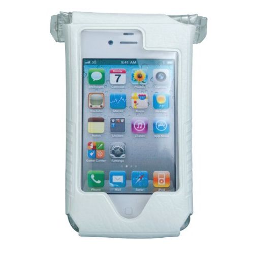  Topeak Phone Dry Bag (White, 2.8x1.2x4.9 Inch)
