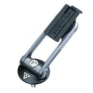 Topeak RideCase Bike Mount for 1 1/4 Stem Cap, Black, Grey