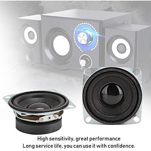  [아마존베스트]-Service-Informationen Topiky Full Range Speaker, 2-Inch 4Ω 3W Full Frequency Bass Audio Speaker Horn Multimedia Speaker for Bluetooth Speaker