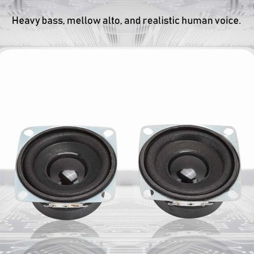  [아마존베스트]-Service-Informationen Topiky Full Range Speaker, 2-Inch 4Ω 3W Full Frequency Bass Audio Speaker Horn Multimedia Speaker for Bluetooth Speaker