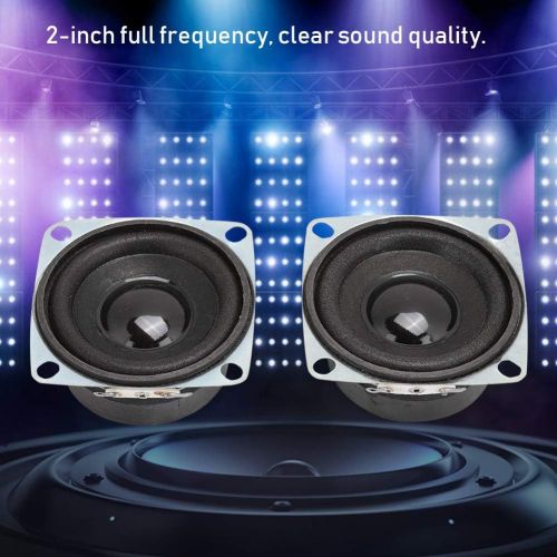  [아마존베스트]-Service-Informationen Topiky Full Range Speaker, 2-Inch 4Ω 3W Full Frequency Bass Audio Speaker Horn Multimedia Speaker for Bluetooth Speaker