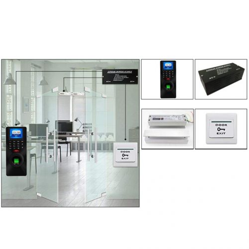  Topker ZK-FP18 Time Attendance Access Control System 2.4 Color Display Password ID IC Card Access Control Keypad Machine