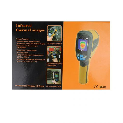  Topker us Hti HT-02D Handheld IR Thermal Imaging Camera Digital Display 1024P 32x32 Infrared Image Resolution Thermal Imager