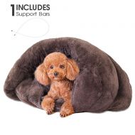 Topleader Plush Cat Cave Cat Bag Soft Warm Cat Bed Condo Pet Nest Cat Sleeping Bag Cozy Cat House Dog Cave Cuddle Pouch Pet Bed Pet Mats for Cat Kittens Puppy Rabbit Small Animals(