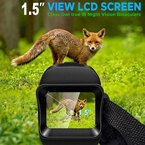  [아마존베스트]Topnaca Digital Infrared Night Vision Monocular, IR Night Vision Device for Bird Watching, Travel, Hunting with 1.5 Inch TFT LCD, Night Vision Telescope with 1M HD Photo & 960P Vid