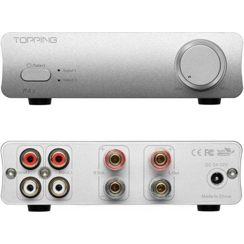  Topping TOPPING PA3 Desktop HiFi Digital Amplifier (Silver)