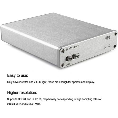  Topping Dilvpoetry TOPPING D30 DAC DSD USB Coaxial Optical Fiber XMOS CS4398 24Bit192KHz Stereo Digital Audio Decoder