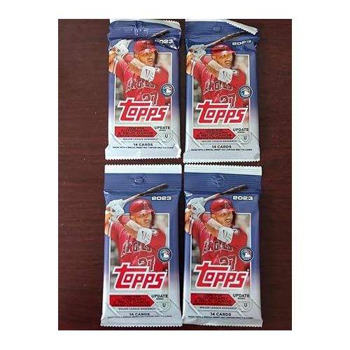  2023 Topps Update Series Baseball Factory Sealed Retail Box 20 Packs of 14 Cards, MASSIVE 280 CARDS IN ALL Look for Golden Mirror Parallel Cards that feature new images for each of the 330 Subjects in the set Chase rookie cards autographs, and relics of a generational rookie class such as Corbin Carroll, Adley Rutschman, Gunnar Henderson, Anthony Volpe, and more See Scans for more info on this great product me your choice before