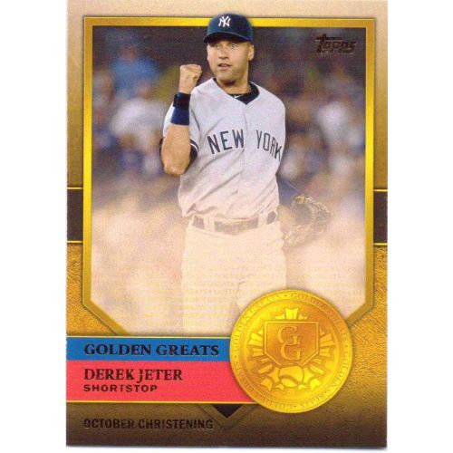  Derek Jeter 2012 Topps Golden Greats #GG-28 - New York Yankees