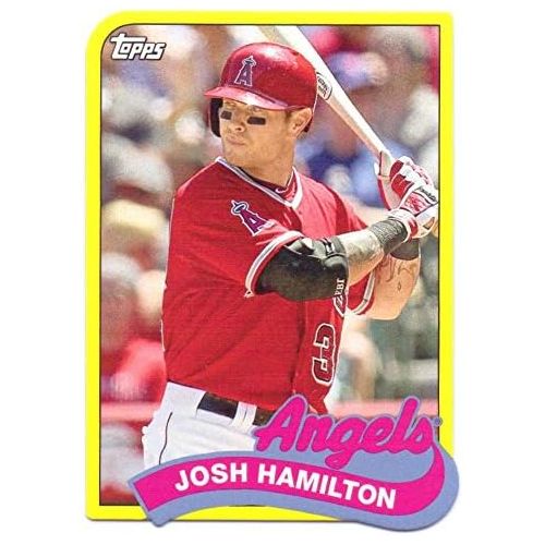  Josh Hamilton 2014 Topps 89 Die Cut Mini #TM-29 - Los Angeles Angels of Anaheim