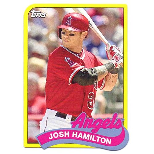  Josh Hamilton 2014 Topps 89 Die Cut Mini #TM-29 - Los Angeles Angels of Anaheim