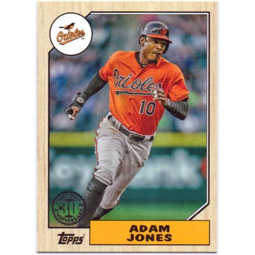  Adam Jones 2017 Topps 87 Topps #87-19 - Baltimore Orioles