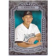 Miguel Cabrera 2014 Topps Before They Were Great #BG-29 - Detroit Tigers, Florida Marlins
