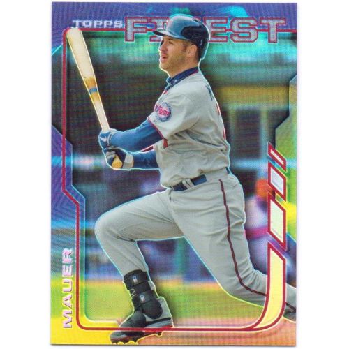  Joe Mauer 2014 Topps Finest Refractor #60 - Minnesota Twins