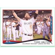 Todd Helton 2014 Topps Highlights Checklist #253 - Colorado Rockies. Clean, Unchecked