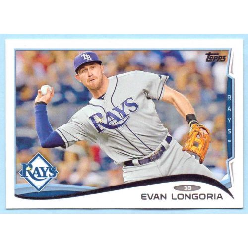  Evan Longoria 2014 Topps #330A - Tampa Bay Rays