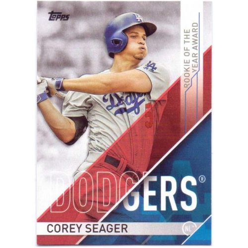  Corey Seager 2017 Topps 2016 Rookie of the Year Award #ROY-2 - Los Angeles Dodgers