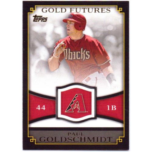  Paul Goldschmidt 2012 Topps Gold Futures #GF-24 - Arizona Diamondbacks