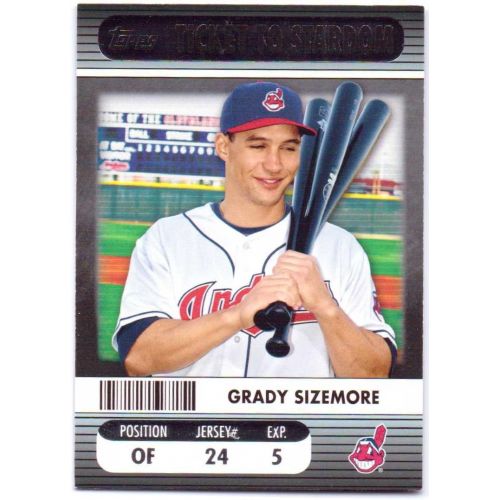  Grady Sizemore 2009 Topps Ticket to Stardom #TTS-9 - Cleveland Indians