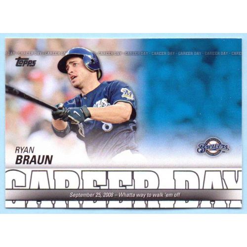  Ryan Braun 2012 Topps Career Day #CD-10 - Milwaukee Brewers