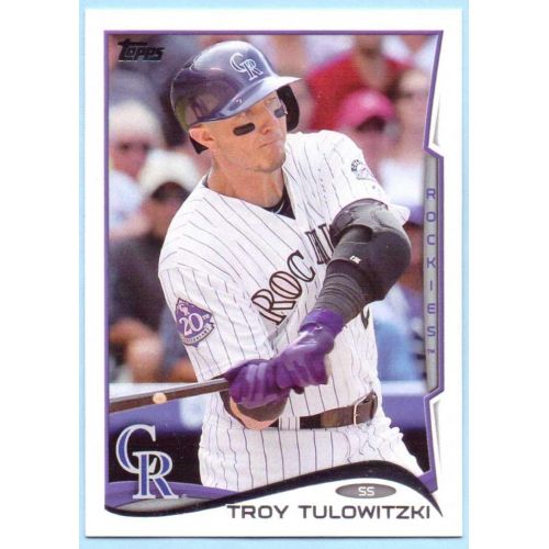  Troy Tulowitzki 2014 Topps #25A - Colorado Rockies