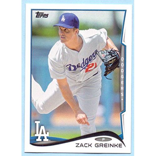  Zack Greinke 2014 Topps #142 - Los Angeles Dodgers