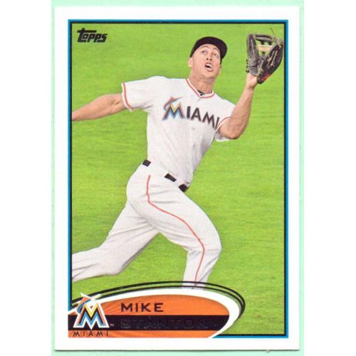  Giancarlo Stanton 2012 Topps #567 - Miami Marlins, Mike Stanton