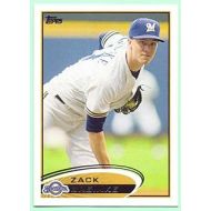 Zack Greinke 2012 Topps #210 - Milwaukee Brewers