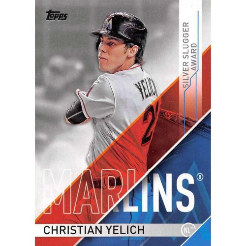  2017 Topps Silver Slugger Awards #SS-14 Christian Yelich NM-MT Marlins