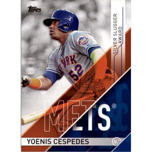  2017 Topps Silver Slugger Awards #SS16 Yoenis Cespedes - NM-MT