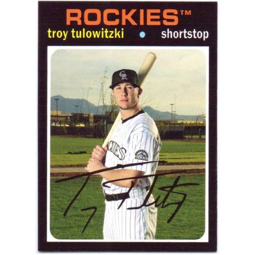  Troy Tulowitzki 2012 Topps Archives #80 - Colorado Rockies