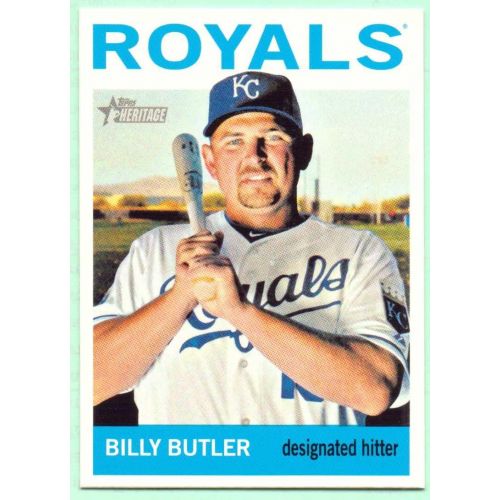  Billy Butler 2013 Topps Heritage SP #437 - Kansas City Royals, Short Print