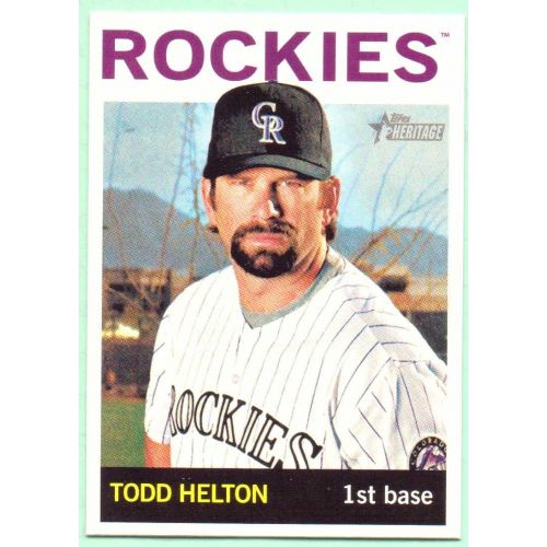  Todd Helton 2013 Topps Heritage #305 - Colorado Rockies