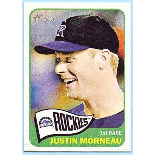  Justin Morneau 2014 Topps Heritage #344 - Colorado Rockies