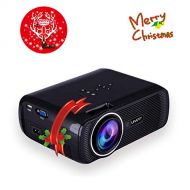 Toprui TOPRUI 2018 Mini LED Movie Video Projector, +30% Brighter Lumens Full HD Portable Projector 1080P with 170 Big Display for Outdoor/ Home Theater HDMI,TV,SD Card,AV,VGA,USB, iPhone