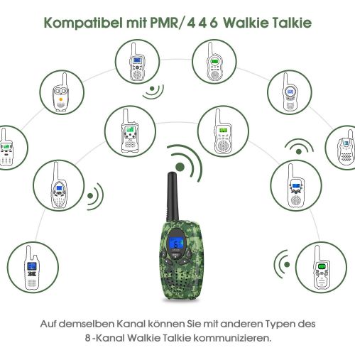  [아마존 핫딜]  [아마존핫딜]Topsung Walkie Talkie Kinder mit Wiederaufladbaren Akkus, Spy-Gear Spielzeuge Geburtstagsgeschenk fuer Madchen Junge Ab 3 4 5 6 7 8 9 10 11 12 Jahren, Funkgerate Set fuer Erwachsene