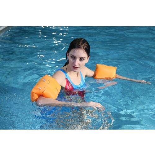  Topsung Floaties Inflatable Swim Arm Bands Rings Floats Tube Armlets for Kids and Adult