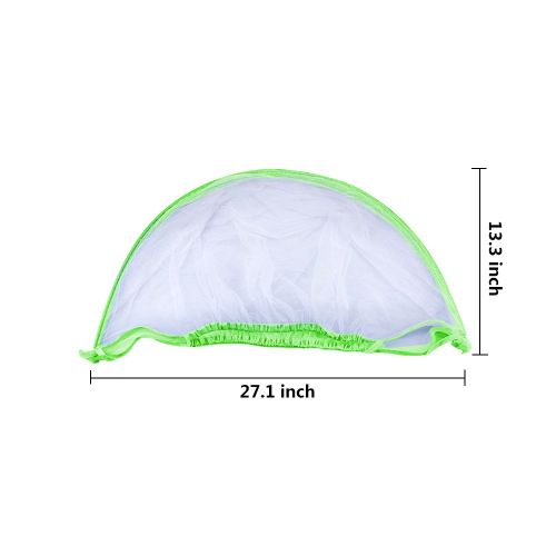  Topwon Universal Full Cover Baby Mosquito Net/Insect Mesh Netting Fits Most Strollers Bassinets, Cradles Chair seat and Car Seats Safe Elastic Design - Green