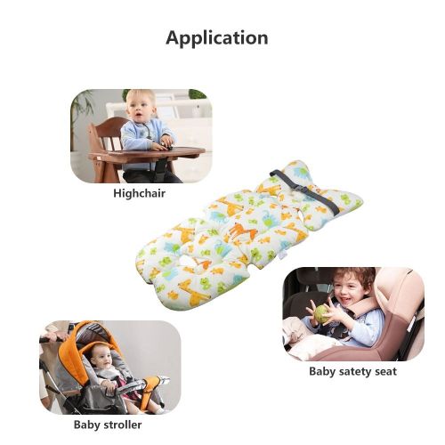  Topwon Baby Head Support Pillow Breathable Cool/Warm Cushion Liner for Stroller,Pushchair,Car Seat...