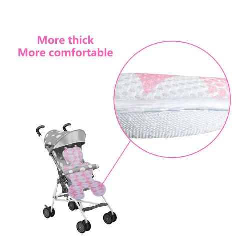  Topwon Baby Head Support Pillow Breathable Cool/Warm Cushion Liner for Stroller,Pushchair,Car Seat...