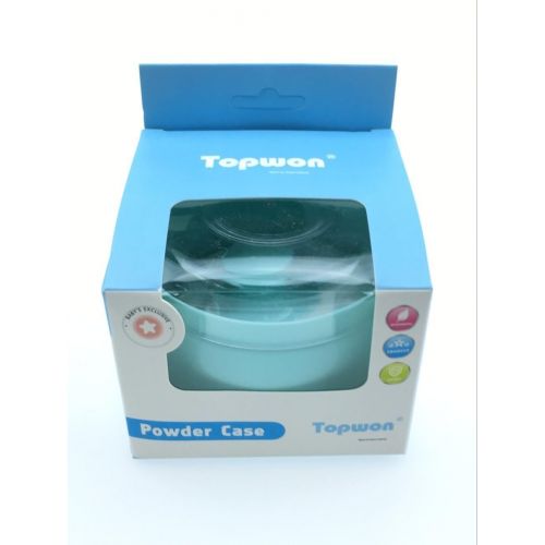  [아마존베스트]Topwon Baby Powder Puff Kit Blue