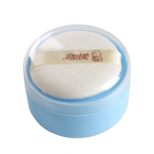  [아마존베스트]Topwon 3.5 Baby After-bath Powder Puff Kit Container Dispensor Case With Sifter