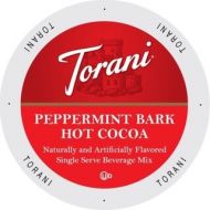 Torani Indulgent Beverages Peppermint Bark Hot Chocolate, Single-serve Cup Portion Pack for Keurig K-Cup Brewers by Torani